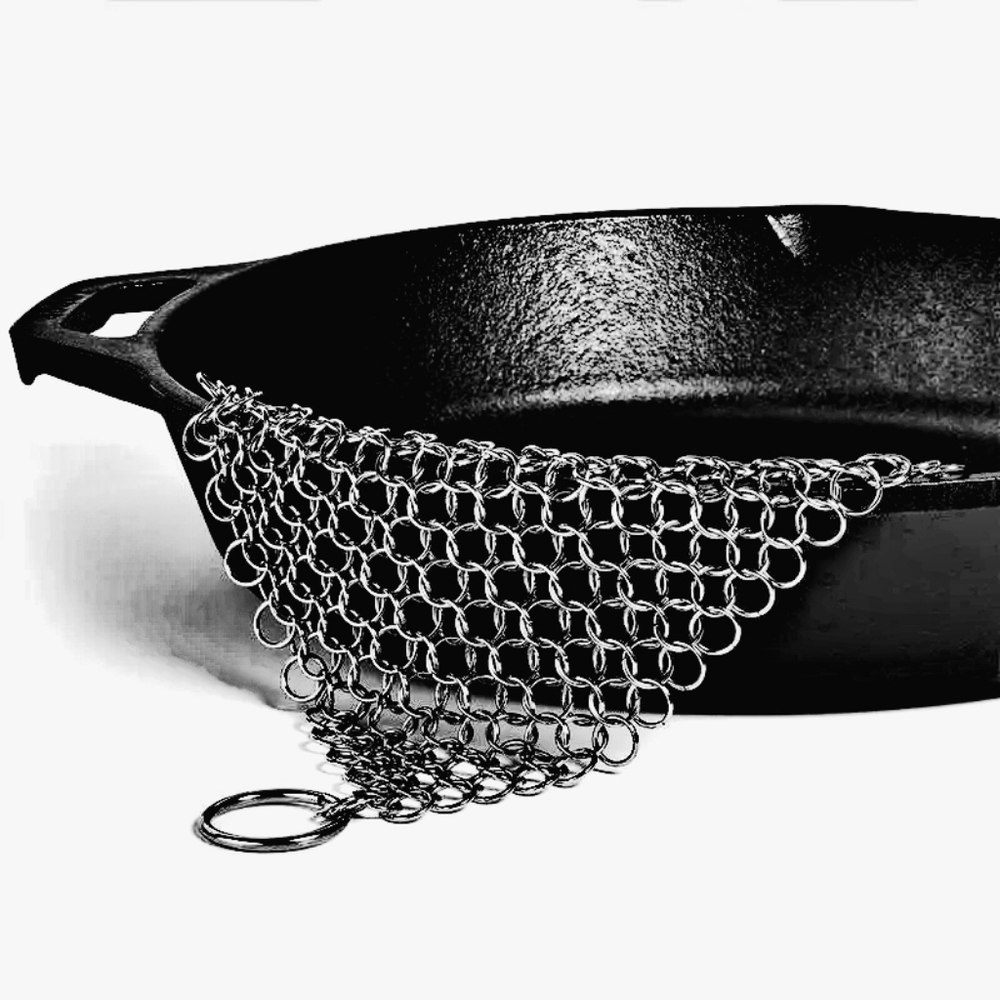 Magic chainmail scrubber